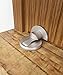 KES Magnetic Door Stopper Door Catch Metal Door Holder Door Hold Open Heavy Duty Floor Bumper SUS 304 Stainless Steel Brushed Finish, HDS212-2