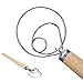 Acerich 2 Pack Danish Dough Whisk 13.5” Dough Whisk Stainless Steel Dutch Style Bread Whisk Wooden Handle Danish Whisk for Bread, Batter, Cake, Pastry