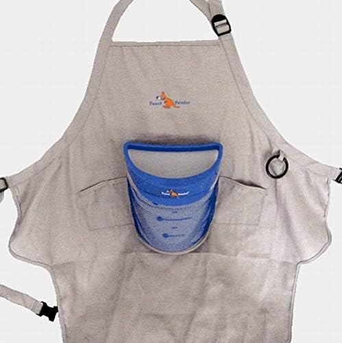 Set of 2 Pouch Painter Hands-Free Break/Spill Resistant Bucket Apron Holds Paint Brushes