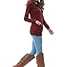 levaca Womens Shirts Fashion Slimming Tunic Tops With Button Pockets Wine L