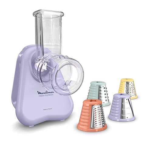 Moulinex Fresh Express, Electric Vegetable Cutter, Direct Service, Slice-Grate, Lilac, DK8546E0