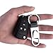 Jobon Brief Key Chain Men's Car Key Ring Birthday Gift (Silver)