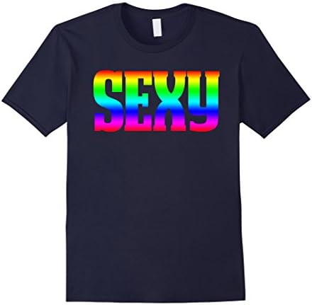 Mens Gay Sexy Shirt Gay Shirt Pride T Shirt LGBT Shirt   Large Navy