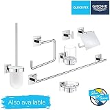 GROHE Start Cube Toilet Roll Holder Wall Mounted Chrome Concealed QuickGlue view 4