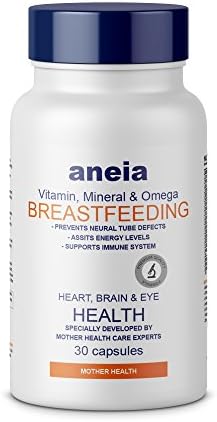 Aneia – Breastfeeding – Vitamin, Mineral &amp; Omega – Mother Health Supplement (30 capsules)