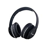 PowerLead Baud PL-V8800N VEGGIEG Foldable Stereo Bluetooth Headphones V4.0 + EDR Bluetooth Headsets NFC Multi-points Wireless Headphones with Mic 3.5mm Cable (Black)