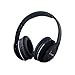 PowerLead Baud PL-V8800N VEGGIEG Foldable Stereo Bluetooth Headphones V4.0 + EDR Bluetooth Headsets NFC Multi-points Wireless Headphones with Mic 3.5mm Cable (Black)