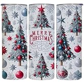 Products Innovations Personalized Merry Christmas Tumbler 20 oz Stainless Steel Tumbler with Lid and Straw Cup Mug