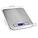 FIXBODY Digital Kitchen Scale Multifunction Food Scale, Stainless Steel, Silver, 5000g/1g (Batteries Included)