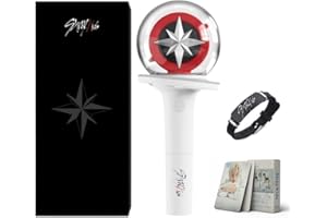 Guthdiu Stray Kids Official Light Stick VER 2 Stray Kids Merch with 55pcs Photocards and 1 Bracelets