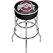 Bar Stool - Ohio State University Logo Black Stool with Foam Padded Seat - Swivel Chair for Game Room, Garage, or Home Bar by Trademark Gameroom