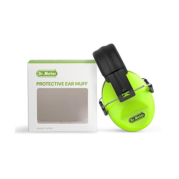 Drmeter-EM100-Kids-Protective-Earmuffs-with-Noise-Blocking-Head-Children-Ear-muffs-for-Sleep-Studying-Shooting-Babies-27NRR-Adjustable-Head-Band-Green