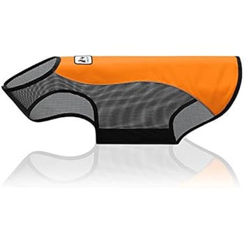 SILD Pet Clothes Dog Sunscreen Shirt Dog UV Protection Vest Dog Breathable Safety Jacket (M,Orange)