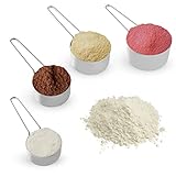 EHOMEA2Z Stainless Steel Measuring Cups Set 4Pc