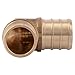 SharkBite 3/4 Inch Crimp 90 Degree Elbow, Pack of 10, Brass Plumbing Fitting, PEX Pipe, PE-RT, UC256LFA10
