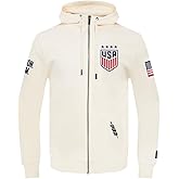Pro Standard Men's Ussf USWNT Soccer Classic Chenille Double Knit Full-Zip Hoodie