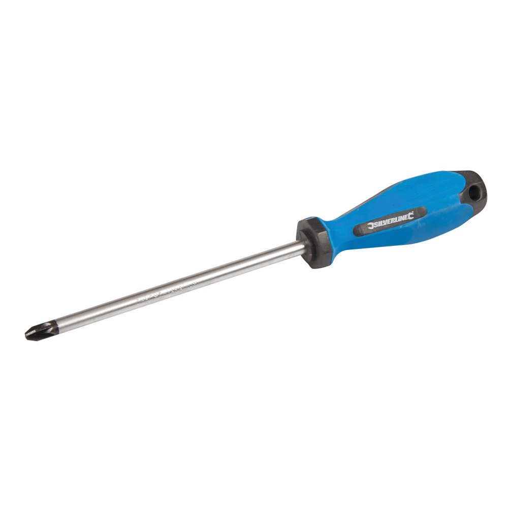 Silverline SD89 Soft-Grip Screwdriver, PZD PZD3 x 150 mm