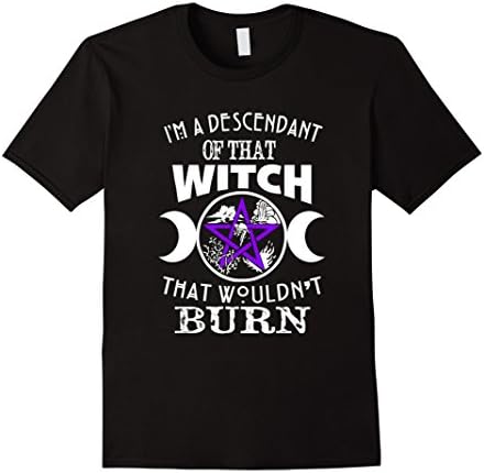 Men's Descendant of That Witch T-Shirt 2XL Black