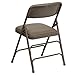Flash Furniture HERCULES Series Curved Triple Braced & Double Hinged Beige Vinyl Metal Folding Chair
