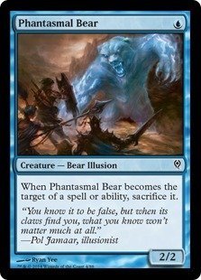 Magic: the Gathering - Phantasmal Bear (4) - Duel Decks: Jace vs Vraska