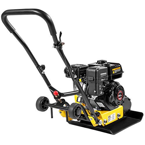 STKUSA 6.5HP Gas Vibration Compaction Force Industry Plate Compactor Construction 2360Lbs Force