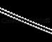 CleverDelights 2.0mm Ball Chain - Shiny Silver Color - 30 Feet