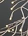 LIGHTSHARE 3 ft. Snowy Fir Tree, 72 LED Lights, for Indoor and Outdoor Use, Warm White, for Home Festival Party Christmas (3FT)