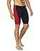 baleaf Men's Swimsuit Swim Jammers Athletic Training Swimwear Durable Team Lap Swimming Racing Competition Black/Red Small