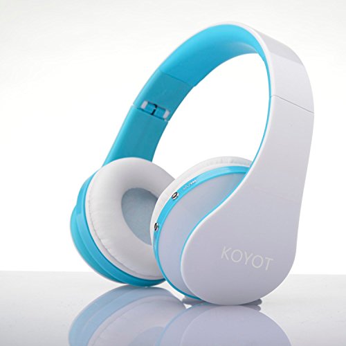 US Shipping Blue Bluetooth Headset Wireless Headphones Stereo Foldable Sport Earphone Microphone
