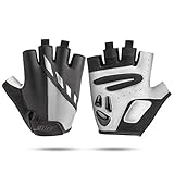 MAJCF Cycling Gloves, Mountain Bike Gloves Half Finger Gel Pad Shock-Absorbing Anti-Slip Sports Accessories for Men/Women