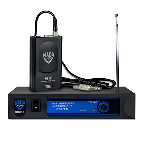 Nady Wireless Microphone System, Black, Single Transmitter/VHF (DKW3
