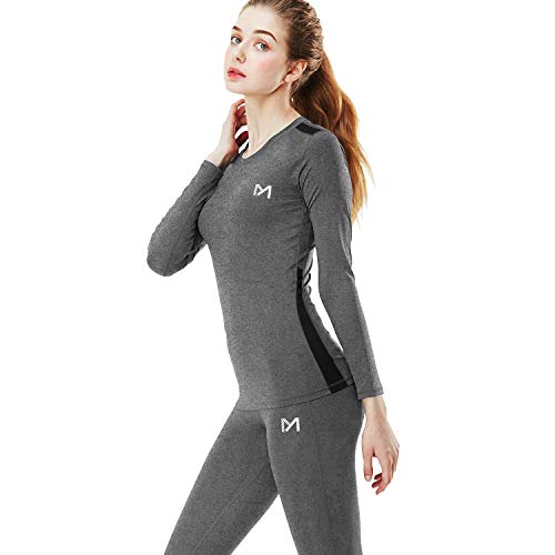 Women's Winter Underwear Set, Sport Thermal Long Johns Base Layer