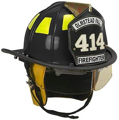 Cairns 1010 Black Traditional Fiberglass Helmet, NFPA, OSHA - 1010C Standard, Goggles, Black