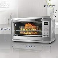 Amazon Com Oster Extra Large Digital Countertop Convection Oven Stainless Steel Tssttvdgxl Shp Kitchen Dining