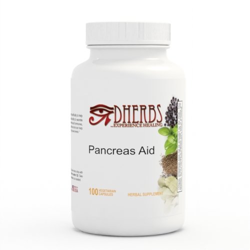 Dherbs Pancreas Aid, 100-Count Bottle