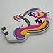 Rainbow Unicorn iPhone 7 7G Case, XINSIR Cute 3D Cartoon Horse Soft Silicone Case Rubber Back Cover Skin for Apple iPhone 7 4.7inch (White-colorful)