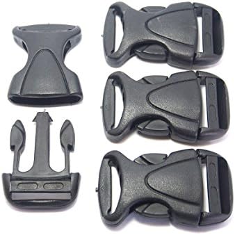 AstroG BU3@ 4 Pcs. Plastic Side Quick Release Buckle 1" Webbing