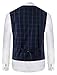 Hanayome Men's Fashion Business V-neck Casual Slim Fit Suit Vest Plus Size Jacket SI2