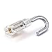 Practice Lock Set, Transparent Cutaway Crystal Pin Tumbler Keyed Padlock, Lock Practice Tools for Locksmith, Pick Set
