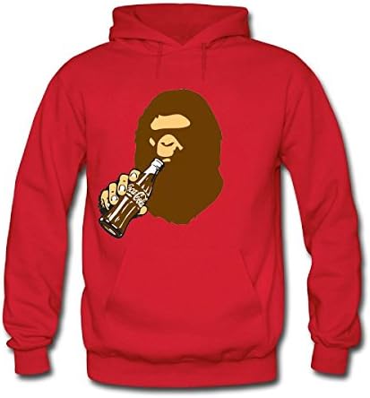 HKQ Bape APE Customizable Hoodie X-Large Red