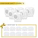 probebi Door Knob Safety Covers 6 Pack, 10PCS Outlet Covers - Toddlers Baby Kids Safety Handle Locks Proof from Opening Doors Color White