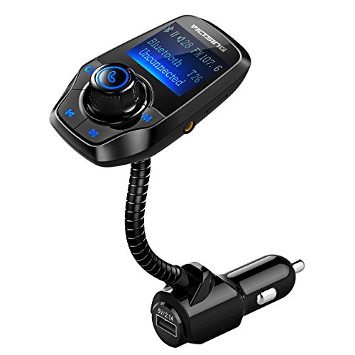 Victsing fm transmitter for car, bluetooth fm transmitt…