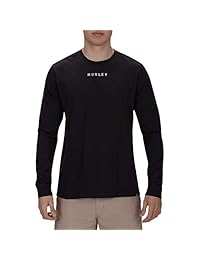Hurley - Camiseta de manga larga para hombre