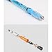 Dsstyle Office School High Grade LED Lighting Pen Students Neutral Ballpoint Pen as Perfect Gift (Random Crystal Rod) Blue