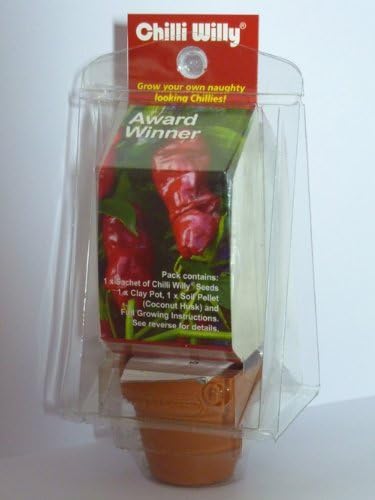 Funny Christmas Gifts: Chilli Willy Solo Kit - Grow Your Own Naughty Looking Chillies