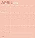 TF Publishing 2018-2019 2-Year Pocket Calendar Planner Pink with Gold Dots (18-7197)