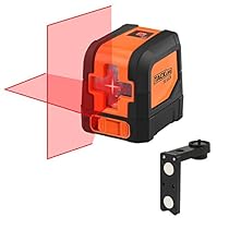 Tacklife SC-L01 Classic 50 Feet Cross Line Laser Self-Leveling Horizontal and Vertical Line with Magnetic L Base Battery Included