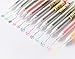 Elune Color Gel Pens 12 Colors Set Pretty Colors 0.5mm Fine Tip Graffiti Hand-drawn Line Drawing Pen