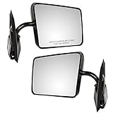 Driver and Passenger Manual Side View Mirrors Below Eyeline Replacement for Chevrolet GMC Pickup Truck SUV 15642571 15642572 AutoAndArt