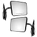 Driver and Passenger Manual Side View Mirrors Below Eyeline Replacement for Chevrolet GMC Pickup Truck SUV 15642571 15642572 AutoAndArt